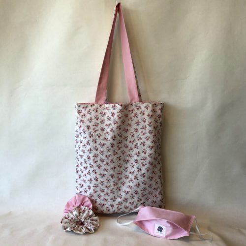 Tote Bag Pink-Flower