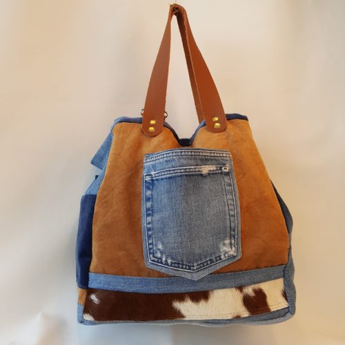 SAC CUIR JEAN VACHE