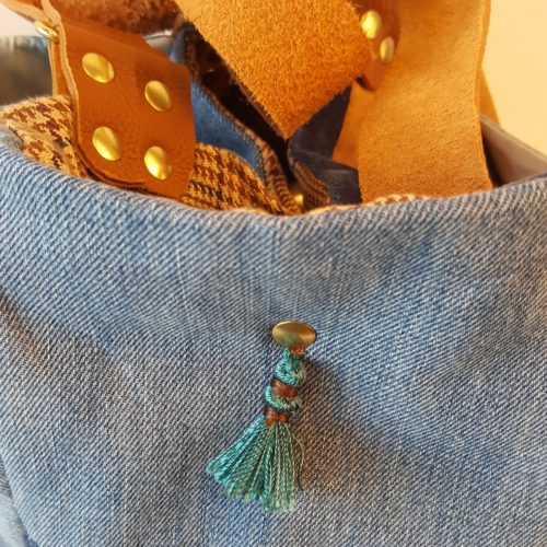 SAC CUIR JEAN VACHE