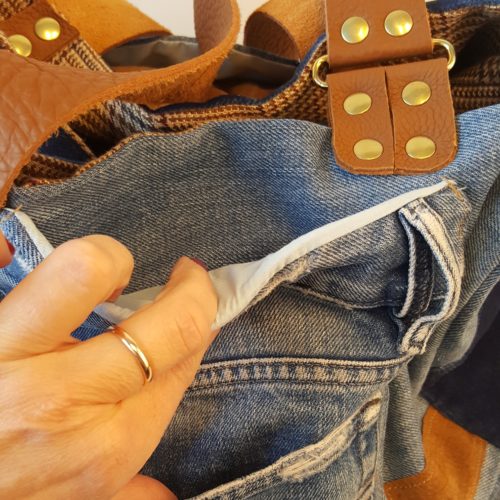 SAC CUIR JEAN VACHE