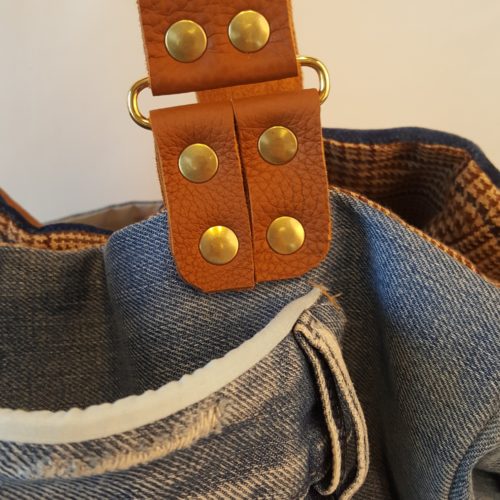SAC CUIR JEAN VACHE